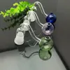 Tubi da fumo bong Fabbricazione Narghilè soffiato a mano Caldaia S in vetro a bolle di ultrasuoni a colori