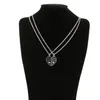 Collier soeur cristal strass battre amis colliers grande petite soeur collier coeur brisé