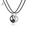collar de la joyería de yin yang