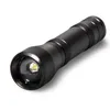 5 Switch-modus Zoom T6 L2 Mini Zaklamp Torch UV LED Zwart Zaklamp Detector Power met 18650 Batterij