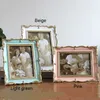 Rose hars fotolijst 6 inch 7 inch vintage fotolijst home decor retro houten bruidspaar foto's frames cadeau ornament BH1667 CY