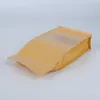 Kaffeebohnen Brot Keks Verpackung Spot achteckige Verpackungsbeutel Tee Snacks Kraftpapier benutzerdefinierte Lebensmittelqualität Material Paket Taschen5523953