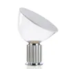 Italy Designer Radar Table Lamps for Bedroom Bedside Lamp Modern Living Room el Aluminum Stand Glass Shade Study Desk Lamp228v