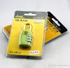 Bag Parts Resettable 3 Digit Combination Padlock Suitcase Travel coded Lock TSA locks