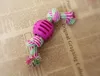 Pet Dog Rope Chew Toys Bone Ball Animal Shape Pets Playing Knot Toy Cotton Teeth Cleaning Toys for Small Pet Puppy GB245306F