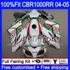 Injectie Castrol Groene Hot Body + Tank voor Honda CBR 1000RR CBR1000 RR 04-05 275HM.24 CBR1000RR 04 05 CBR 1000 RR 2004 2005 OEM FACKINGSKIT