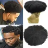 4mm Afro Curl Full Lace Toupee Mens Wig Chinese Virgin Human Hair Pieces Replacement for Black Men