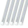 Lager in den USA V-Form 4ft 28W 6000K Klare Abdeckung T8 LED Integrierte Single Fixture Tube Shopleuchte Garagenleuchte 2800 Lumen Werkbankleuchte