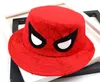 Fashion-Cotton Cartoon Spider Bucket Hat Fisherman Hat Outdo Travel Sun Cap Hattar för barn Pojkar och tjejer 51