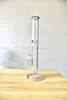 Glass Hookah Straight Bong Reting Pipe 18mm 18 tum 7mm tjocklek Fabriksuttag