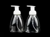 300ml Hand Pump Liquid Soap Dispenser Plastic Bathroom Hotel Liquid Soap Foam Bottle Clear Foam Make Up Shampoo Lotion Containers SN2523