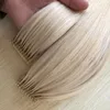 Super Qualidade 150g 300strands Pré -proibição European 6D Extensão de cabelo 16 18 20 22 24 polegadas Brasileiras Humanhair