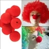 100 st/lot Dekoration Svampboll Röd Clown Magic Nose för Halloween Maskerad Dekoration barnleksak Gratis frakt