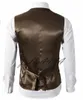 2019 New Satin Groom Vests Custom Made Vest For Farm Wedding Slim Fit Suit Waistcoat Plus Size Wedding Tuxedo Vest5096768