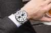 Curren Fashion Watches for Man skórzana chronograf kwarc Men039s Watch Business Casual Date Męski Zegar na rękę Relogio Masculino5008504