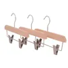 Vuxen och barn Hanger Trä Klädhängare Real Wood Pants Rack Log Non-Paint Clothes Rack Non-Slip Children Hänge EEA1372-5