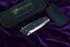 Venom 2 Kevin John Fold Ball Bearing Titanium FIN M390 Knivblad Kolfiber Camp Hunter Tactical Survival Knife Tools