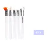 Nail Art Kits Tool Set Nagels Pen Bestand Boorplaat Decoratie 10 Stuk Supplies Schoonheidssalon Gratis Schip 10 Set