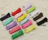 DIY Alla täckta band hårklipp Tillbehör 35mm Fullt fodrad Alligator Double Crip Clips Girl Hair Bows Flowers Hairband 100PCS FJ3228