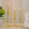 Metal Candle Holders Gold Candlestick Fashion Wedding Decoration Candle Stand Exquisite Candlestick Christmas Table Christmas Home Decor