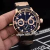 Nuovo 45mm Diver Marine 353-98LE-3 Artemis 353-98le Blue Dial Miyota Quartz Chronograph Mens Watch Watch Case in gomma Blue Blue Hell194x
