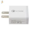 100pcs/lot Universal USB Quick charge 3.0 5V 3.5A for Iphone 7 8 US Plug Mobile Phone Fast charger charging for Samsug S8 S9 Huawei Xiaomi 6