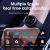 ECG + PPG Monitoraggio della temperatura Frequenza cardiaca Pressione sanguigna IP68 Smart Watch impermeabile Fitness tracker Orologio da polso sportivo