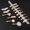 Fashion Women Girls Pearl Metal Hair Clip Barrette Stick Hairpin Bobby Jewelry Styling Tools Hair Accessories