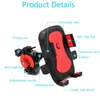 Motorcycle Phone Mounts Clip Stand Phone Holder Bike Handlebar Adjustable Bicycle For iPhone 11 Pro huawei Samsung note9 S10 GPS