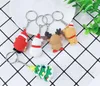 PVC Christmas Unicorn Keychain Men Women Designer Hallowmas Key Chains Designer Jewelry Friends Gifts Top Quality Free Frakt