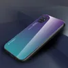 Tempered Glass Cases For Samsung Galaxy S8 S9 S10 S20 Plus S20 Ultra A51 Case A71 Back Gradient Color Bumper on For Samsung A10S Phone Case