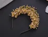 Fashion Gold Silver with Crystal Alloy Bead Crown Hair Band Hair Accessories Bridal Jewelry Party Jewelry2195