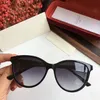 2020 nouveau printemps qualityG0374S lunettes de soleil légères UV400female gradient lentilles planche muti-color stripe full-set case