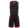 2019 Nouveaux maillots de basket-ball vierges logo imprimé Taille homme S-XXL prix pas cher expédition rapide bonne qualité Noir Rouge BR0003AA12