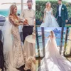 mermaid beach wedding dress detachable