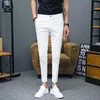 2018 printemps et été nouveaux pantalons de costume pour hommes Slim couleur unie Simple mode affaires sociales décontracté bureau hommes robe Pants2804