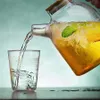 Glass Tea Pot Heat-Resistant Water Bottle Borosilicate Kettle Tea Pot With Bamboo Lid Coffee & Tea Tools