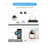 8 CH 1080P HD WIFI sans fil dôme extérieur CCTV Home Camera Security NVR System