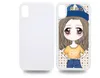 iPhoneの空白X XS Max XR 2D Sublimation Print Hard Plastic Phone Case Metal Insert Mobile Phone Shell 0Z
