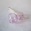 F￤rgade Pyrex Glass Bubble Pipe Hand Spoon Oil Burner Pipes Dab Rigs Tobacco Pipes R￶kning Tillbeh￶r Vattenr￶r SW81