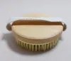 Nuevo cepillo de masaje de baño de cerdas sin mango cepillo de baño de frotamiento redondo sin mango