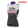 LIV Team Rowerze Rowerze Bez Rękawów Jersey Kamizelka Lato MTB Bike Wear Outdoor Sports Maillot Ropa Ciclismo Factory Direct Sale U52918