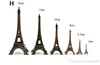 2019 Torre Eiffel Romántica Artesanía de hierro Micro Paisaje Torre de París Ornamento Accesorios Jardín de hadas DIY Zakka Musgo Terrario Bonsai Craft