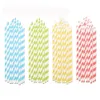 Multi colors Paper Drinking Straws Birthday Wedding Party Event Hawaiian Holidays Luau Sticks KTV Drinking Straws KD18173941