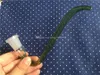 Épaisseur en verre coloré J-Crochet Adaptateur - 14 mm 18,8 mm Style créatif j crochets tuyau de verre taille du joint 14,4 mm 18 mm femelle livraison gratuite