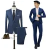Erkek Blazers Moda Düğün Takım Elbise Balo Parça Damat Smokin Groomsmen Suit 2 Toptan Tedarik Suit Set Erkek Eğlence