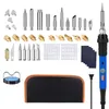 Freeshipping 44 Piece Set with Switch Thermostat Engraving Set Electric Iron Set Carving Tool Heat Transfer Tool Embossed Wood Craft Tools