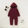 Mikrdoo Kids Baby Boy Cute Cotton Felpa con cappuccio Manica lunga Pagliaccetto Moda Stile autunnale Tuta per 0-18 mesi