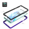 TPU + Ramka akrylowa Przezroczyste Case Case Case dla Samsung Galaxy A22 M51 A51 5G A71 A21S A31 A11 A71 A41 Odporna na wstrząsy twardej pokrywy