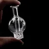 2020 Стекло UFO / Bubble Cap Spinning Carb Кепка с 6мм Сапфир шарики для Скошенные края Flat Top Bottom Thick Quartz Banger Nails